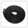 Black Stainless Steel Mens Hip Hop Chain