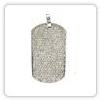 Dog Tag Diamond Pendant