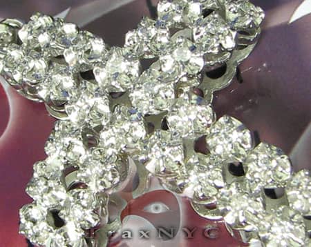 Toni Cross Diamond Cross Pendants Gold 14k 2.00ct Round Cut H-k C