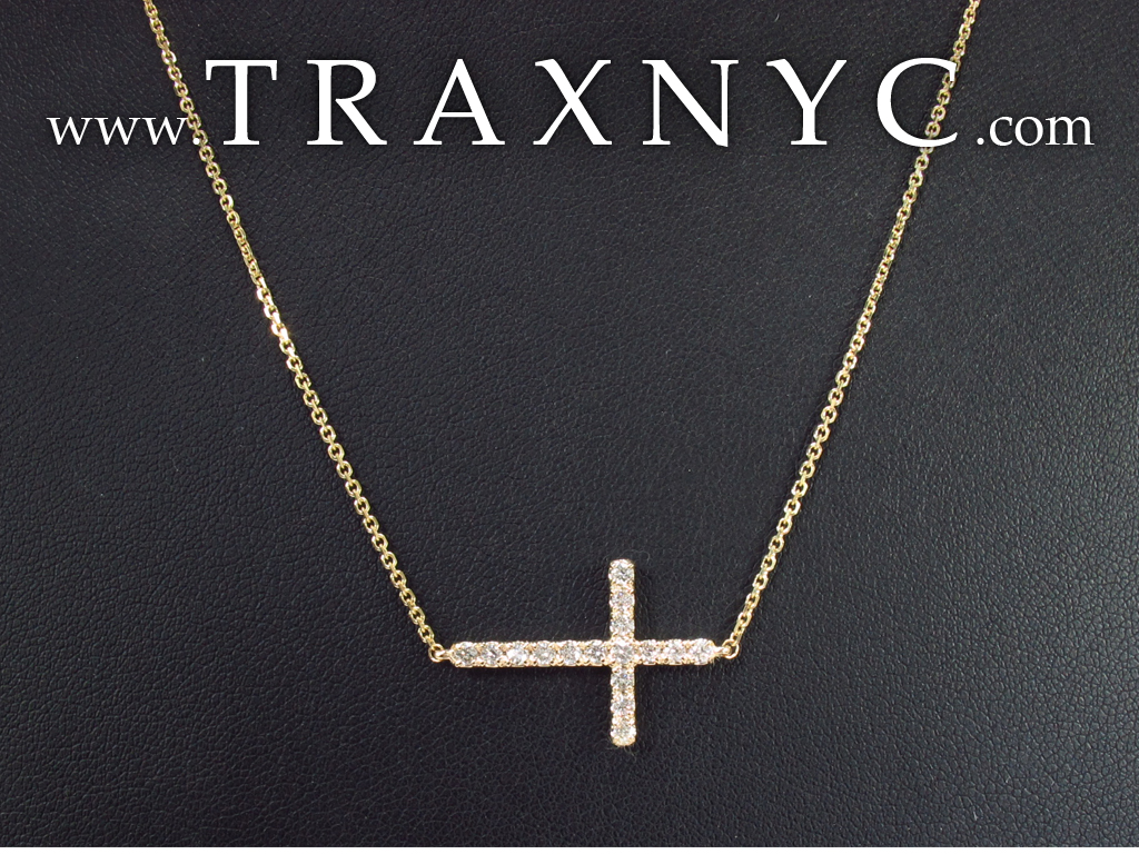 Gold Necklace Cross