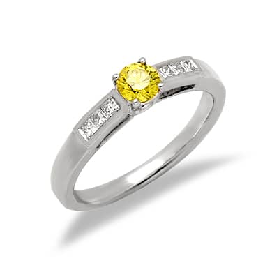 Ladies Diamond Wedding Ring White Gold 14k Princess Cut... Ladies Diamond Wedding Ring White Gold 14k Princess Cut...