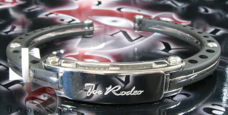 Joe Rodeo Open End Bangle Bracelet  Stainless Steel Bracelets Whi