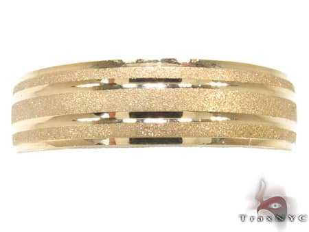 Yellow Gold Strip Frosted Ring Mens Gold Wedding Bands Yellow Gold Strip Frosted Ring Mens Gold Wedding Bands
