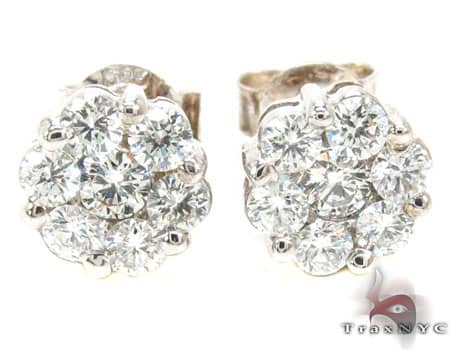 VS2 Round Cut Stud Earring 19030 buy online in NYC. Best price at