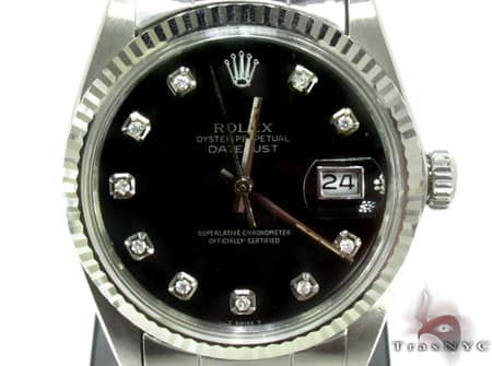 Pre-Owned Rolex Datejust Oyster Perpetual Black Dial 178274-BKDJ Rolex Pre-Owned Rolex Datejust Oyster Perpetual Black Dial 178274-BKDJ Rolex