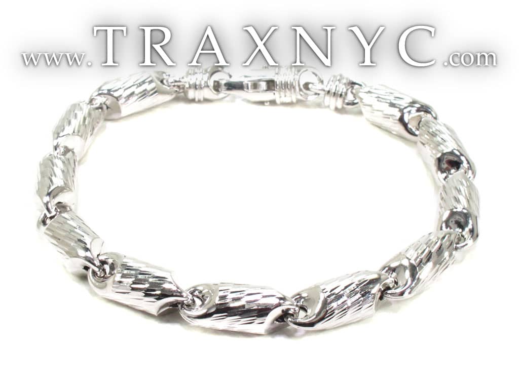 Full Size Picture for Mens Sterling Silver Bracelet 20132