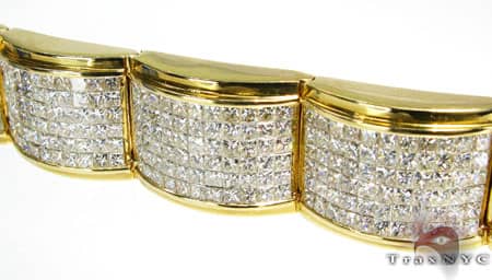 Mercury Bracelet Mens Diamond Bracelets Gold 14k  48.00ct Princes