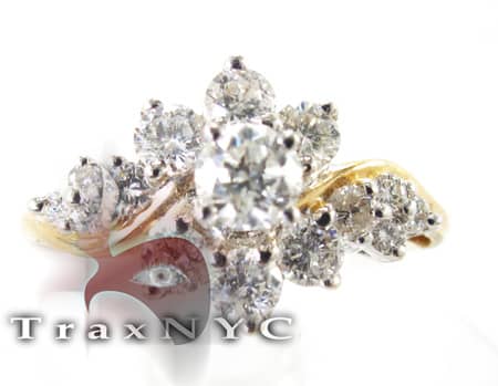 Snowflake Ring Diamond Wedding Rings