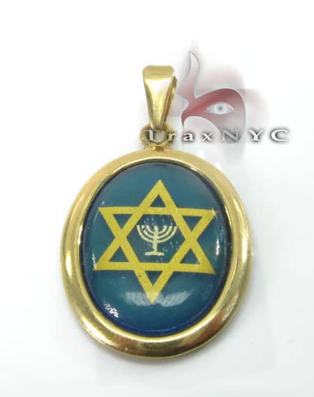 Jewish Star Locket Just Gold Pendants Yellow Gold 14k