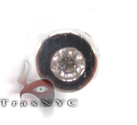 Fuji Earring Single Diamond Earring White Gold 14k 0.07ct Round C