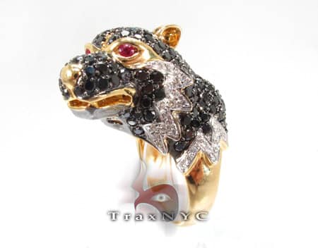 K9 Ring Assorted Ladies Diamond Rings Yellow Gold 18k 5.32ct Rou