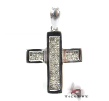 Diamond Cross 3 Diamond Cross Pendants White Gold 14k 1.41ct Pri