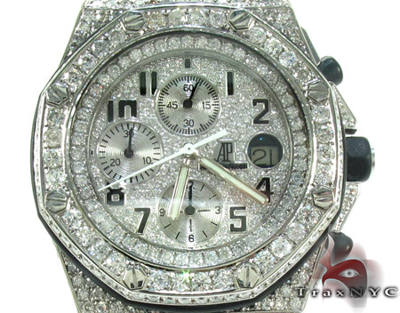 Audemar Watch With Diamonds