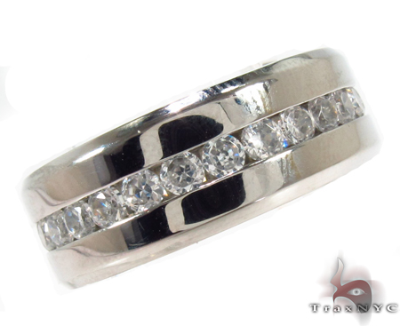 Mens Cheap CZ Stainless Steel Ring Stainless Steel Rings