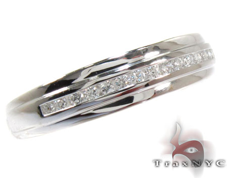 Channel Set Wedding Band Mens Diamond Wedding Bands