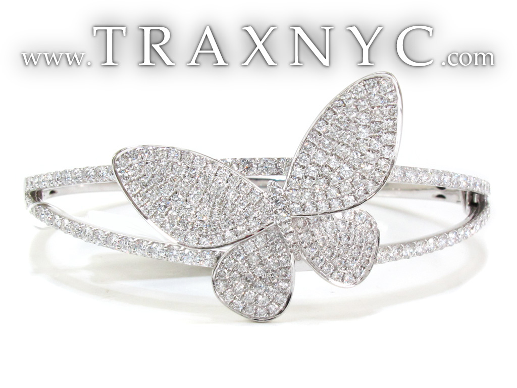 Diamond Butterfly Bracelet
