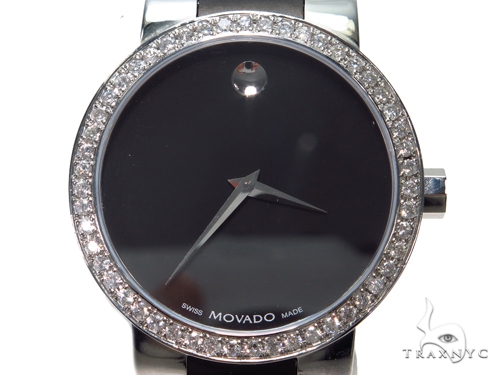 Pave Diamond Movado Watch 0606373 40595 Movado