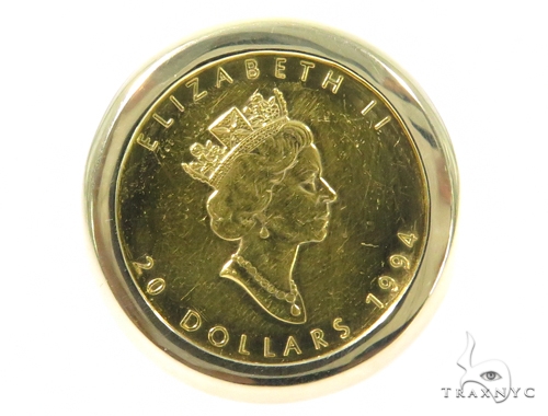 Queen Elizabeth Gold Coin Ring 45398