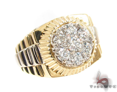 14k gold rolex ring