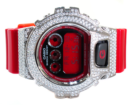 diamond g shock bezel