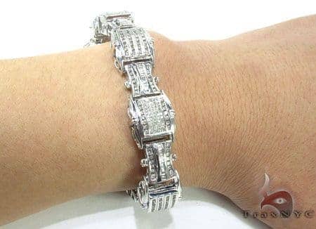 Ali Bracelet Mens Diamond White Gold 14k Round Princess Mens Diamond Jewelry Men S Bracelets Ali Bracelet