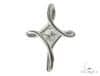 Diamond Solitaire Infinity Cross Crucifix 45574 