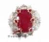 Custom Jewelry, Ladies Diamond Ring White Gold 18K Round & Marquise Cut G Color SI1 3.37ct, 8.97ct