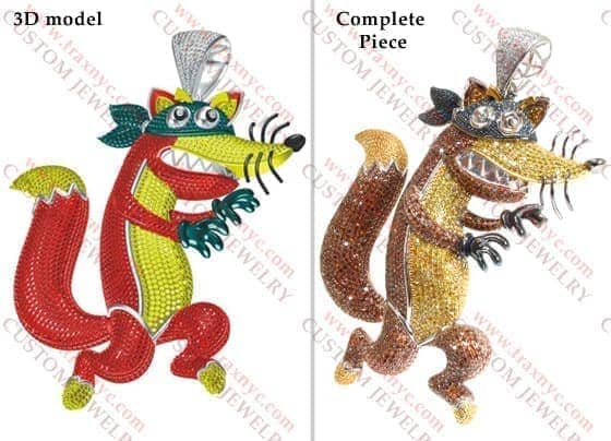 Swiper Custom Pendant