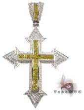 Canary Nova Cross Diamond Cross Pendants